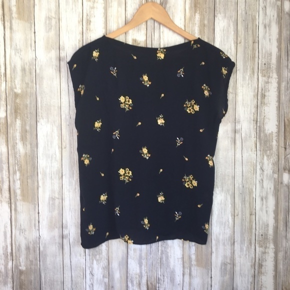 Loft Blue Floral Blouse - Picture 2 of 5